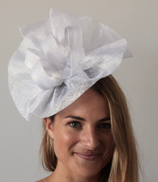 Tia Large Bright Red Fascinator, Royal Wedding Hat, Kentucky Derby Hat, Spring Racing Headband, Women's Tea Hat, Red Millinery, Derby Fashion