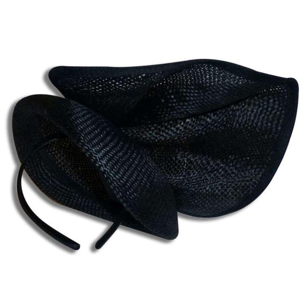 Alina Black Fascinator, Kentucky Derby Hat, High Quality Cocktail Hat, Royal Wedding Fascinator, Spring Derby Hats for Women, Tea Party Hat