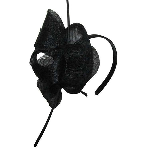 SALE item* Cara Black Fascinator, Kentucky Derby Headband, Black Tea-Party Hat, Royal Wedding Fascinator, Derby Fashion 2023, Spring Racing