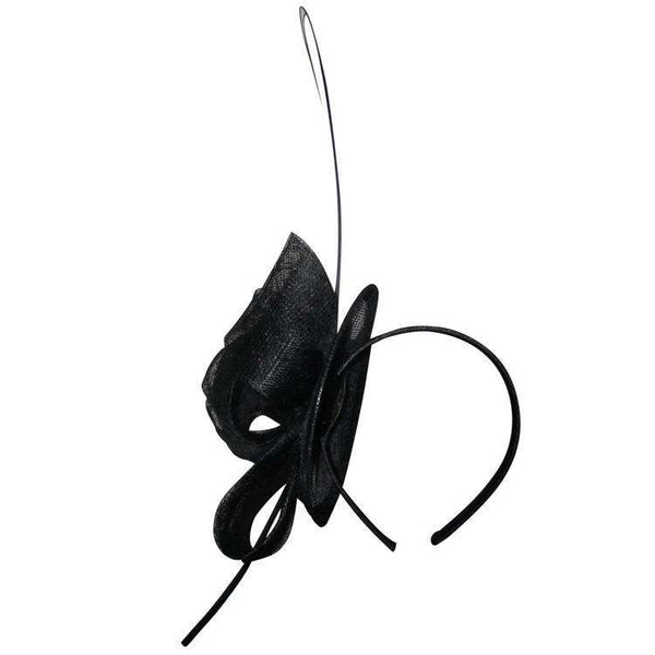 SALE item* Cara Black Fascinator, Kentucky Derby Headband, Black Tea-Party Hat, Royal Wedding Fascinator, Derby Fashion 2023, Spring Racing