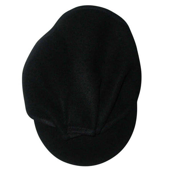 Sophia Black Wool Fascinator, Winter Derby Hat, Fancy Wool Hat, British Wedding Hat, Ladies Felt Hat, Wool Church Hat, Racewear, Royal Hats