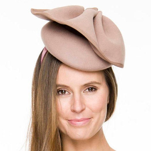 Sophia Black Wool Fascinator, Winter Derby Hat, Fancy Wool Hat, British Wedding Hat, Ladies Felt Hat, Wool Church Hat, Racewear, Royal Hats