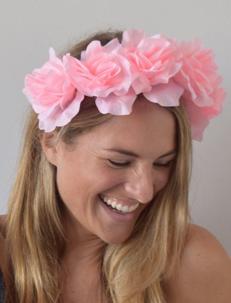 SALE item* Isabella Light Pink Floral Fascinator, Pale Pink Flower Crown, Oaks Fascinator 2023, Flower Headpiece, Kentucky Derby Headband