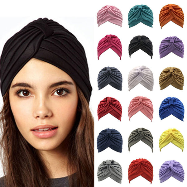 SALE item* Sana light pink turban, vintage head-wrap, stretchy bandana, ladies beanie, women's chemo cap, fashion headband hat